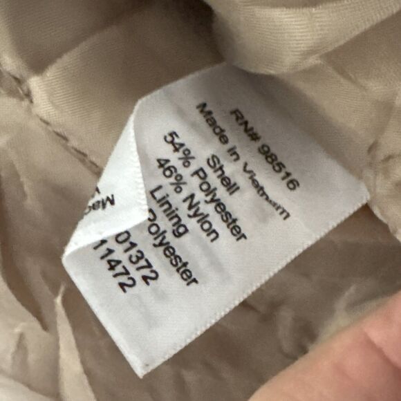 Coldwater Creek Womens 2X Shimmering Gold/Tan Sleeveless Vest With Zip - Picture 9 of 11